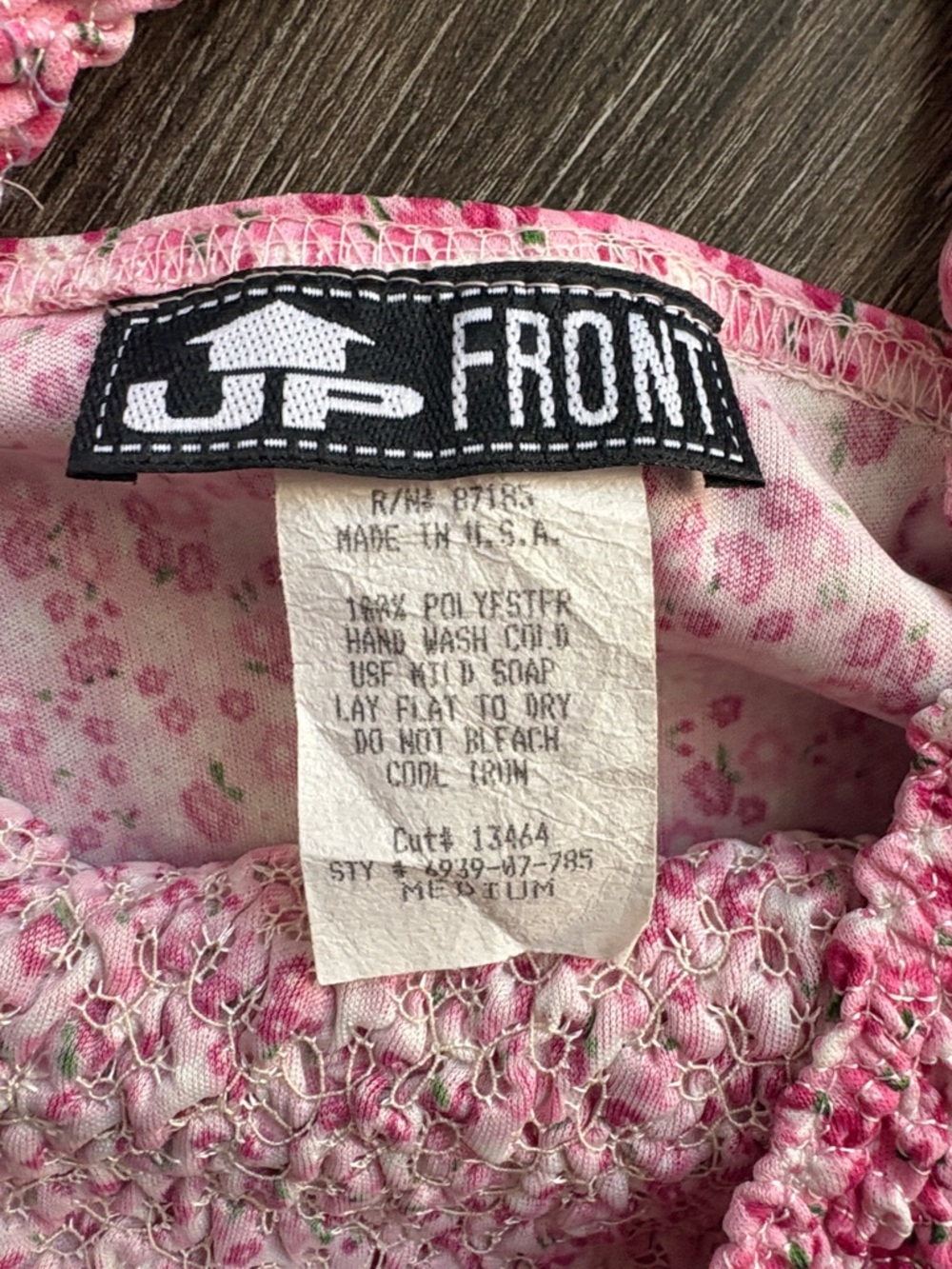 VTG 90s Floral Smocked Sundress - Picture 2 of 5